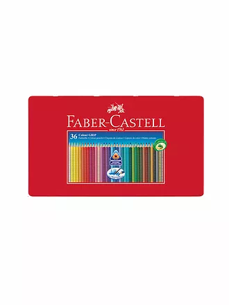 FABER-CASTELL | Buntstift Colour Grip 36er-Metalletui | 